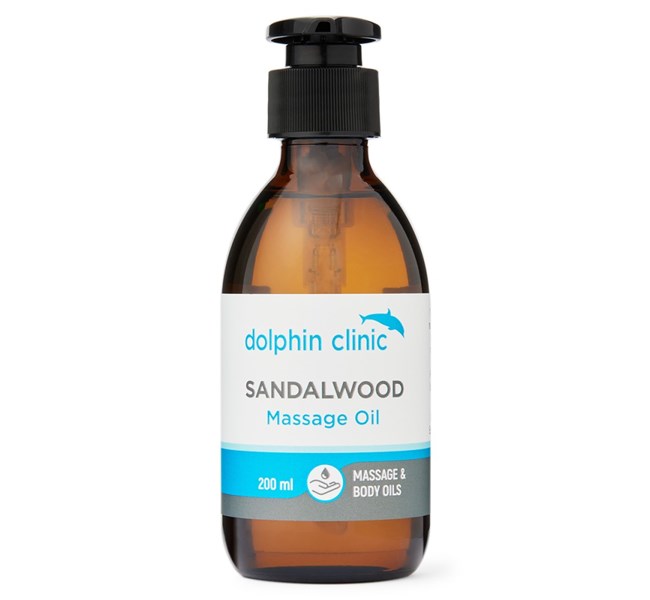 Dolphin Clinic Sandalwood Massage Oil 200ml
